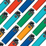 Views, Adjustable Flame, Pocket Lighter, Multi-Color (7 Count)