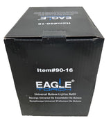 EAGLE TORCH UNIVERSAL PREMIUM BUTANE LIGHTER GAS REFILL – 80 ML (12 PACK)