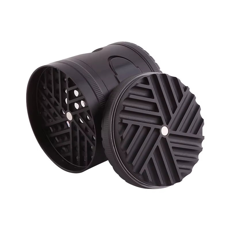 63 MM 5-LAYER ZINC ALLOY HERB & TOBACCO GRINDER – DURABLE HAND GRINDER