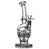 Fab Egg Glass Water Pipe Thick Hookah Rig Recycler Bong Bubbler with 14Mm Bowl