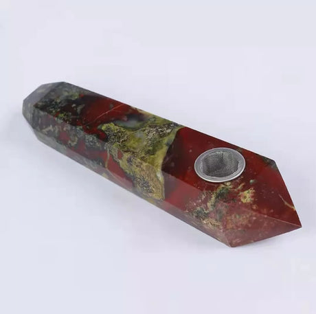 Natural Quartz Smoking Pipe Crystal Point Wand Stone Rock Obelisk Healing 1Pc