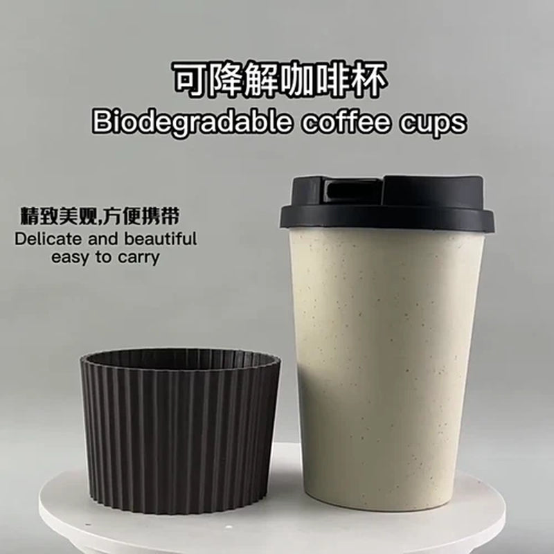 5.5'' Silicone Portable Brown Coffe Cup Glass Bong Water Pipe Bubbler