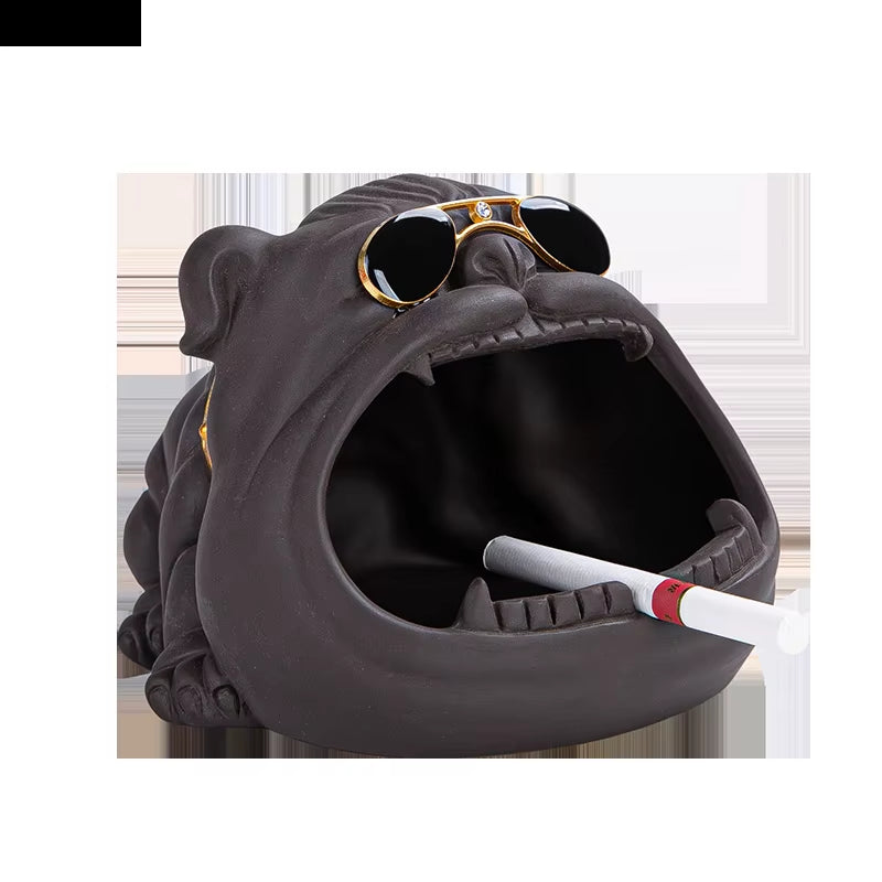 Cartoon Cow Ashtray anti Fly Ash Car Cigar Ashtray Home Living Room Large Capacity Ceramic Ashtray Creative Home Decoration