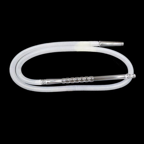 DISPOSABLE PLASTIC HOOKAH HOSE WITH LONG MOUTHPIECE 150CM SHISHA ACCESSORY