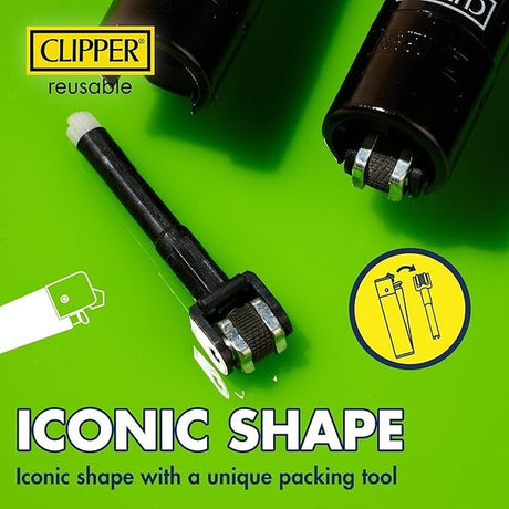 Clipper - Classic Large Reusable Lighter 48 Pack - Camo