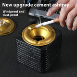 Cement Ashtray High-End Elegant Office
