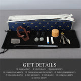 Rosewood Churchwarden Gandalf Pipe Long Stem Bent Tobacco Pipe W/ Accessories US