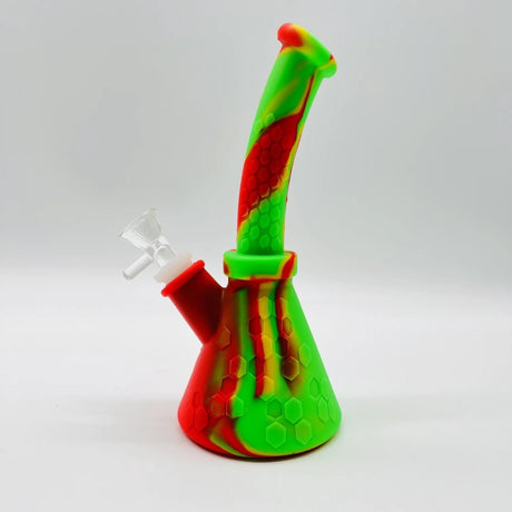 6.4 " Silicone Smoking Water Pipe Bong Tobacco Bubbler Different Colors
