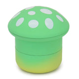 LARGE MUSHROOM-SHAPED METAL HERB & TOBACCO GRINDER – COLORFUL DESIGN