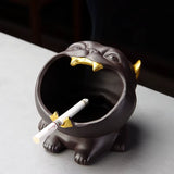 Cartoon Cow Ashtray anti Fly Ash Car Cigar Ashtray Home Living Room Large Capacity Ceramic Ashtray Creative Home Decoration