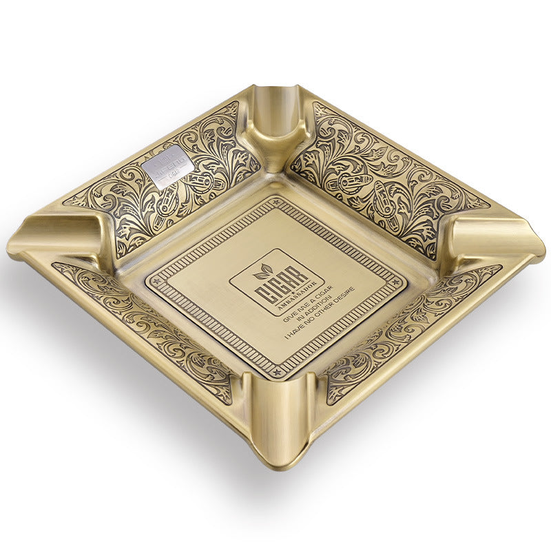 Creative Cuban Four-Slot Ceramic Cigar Ashtray