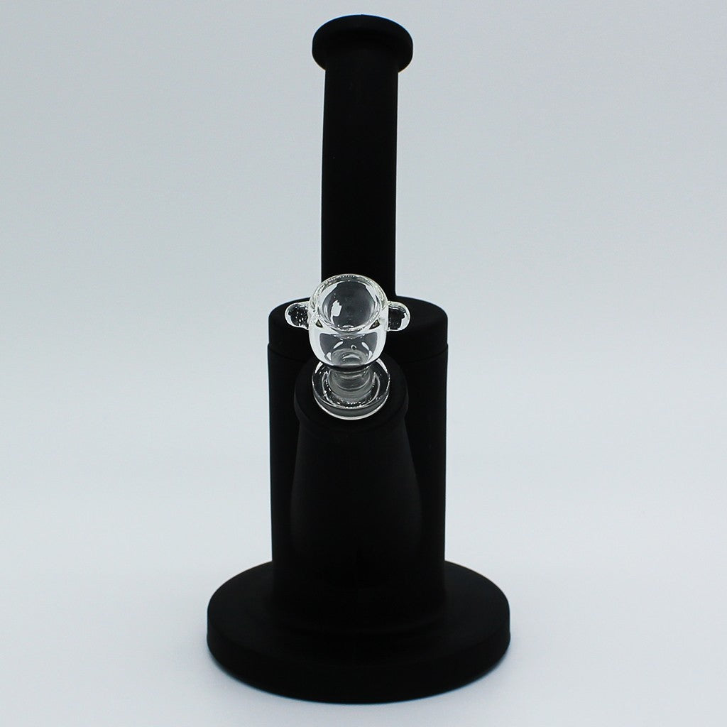 Silicone Rig Smoking Water Pipe Tobacco with 14Mm Glass Bowl