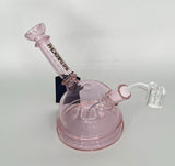 💗PHOENIX STAR 6" PINK BUBBLER BONG RIG - 2 FREE GIFTS - GIRLY - THICK GLASS 💗
