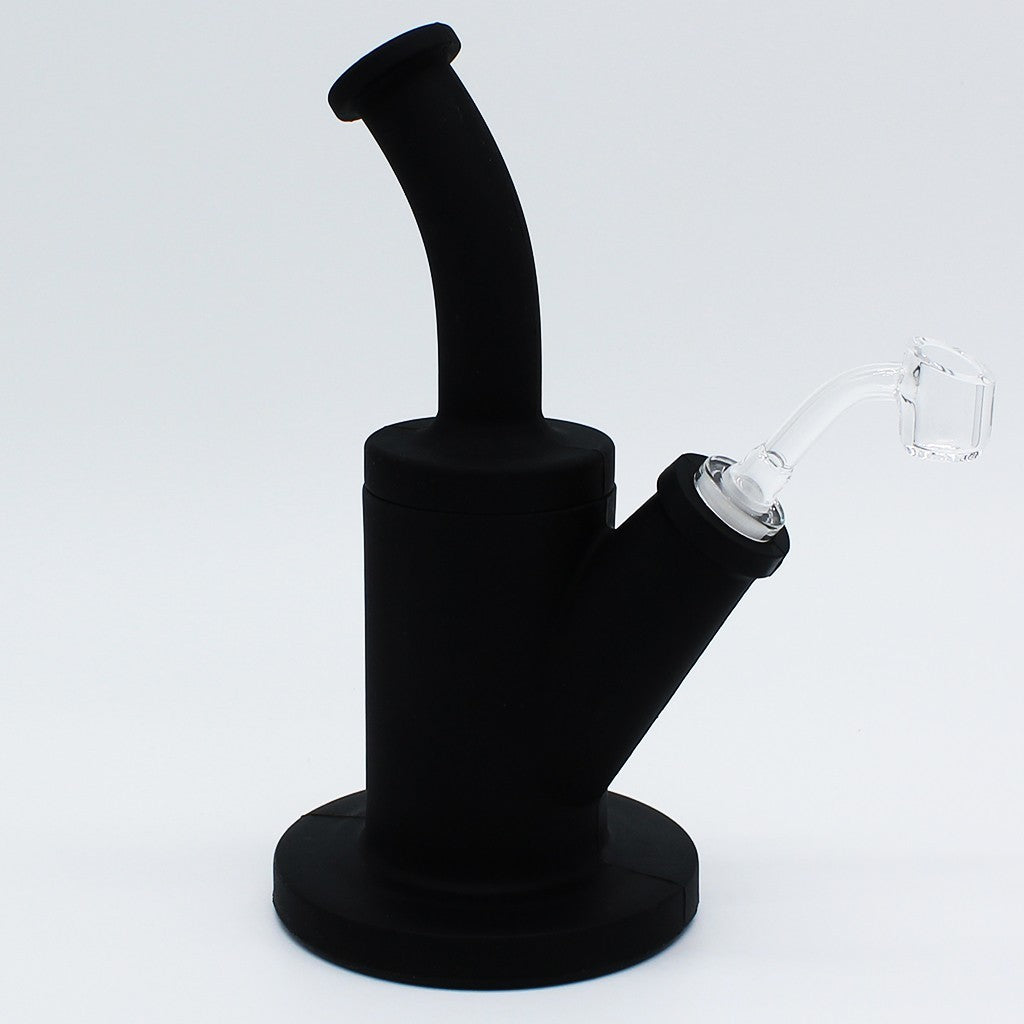 Silicone Rig Smoking Water Pipe Tobacco with 14Mm Glass Bowl