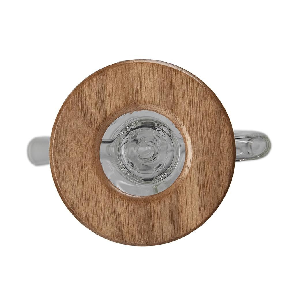 MJ Arsenal Alpine Series APEX MINI RIG Water Pipe 7.4" Boro Glass W Walnut Wood