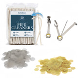 Pipe Cleaners Bulk (Hard Bristle)Pipe Screens and 3-In-1 Pipe Scraper Set