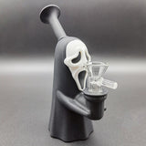 6.3" Faceless Man Hookah Smoking Bubbler Silicone Bong Water Pipe W/ Glass Bowl
