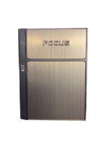 Cigarette Case Tobacco Box Electric Flameless Lighter Windproof USB Rechargeable