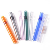 6 Pack Assorted Colors 4 Inch Glass Chillum Smoking Pipes Premium Thick Glass US