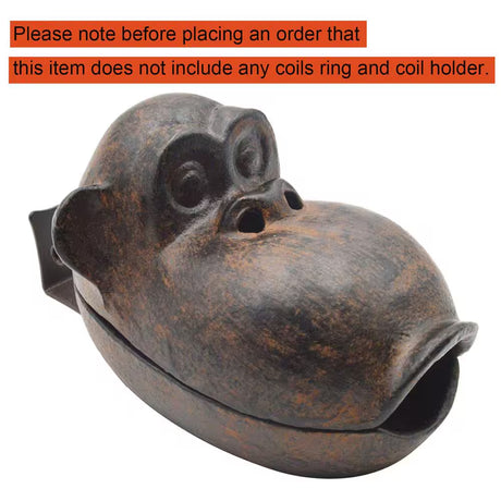 Retro Brown Cast Iron Big Monkey Decor Cigar Ashtrays, Best Gift for Smokers Men and Women