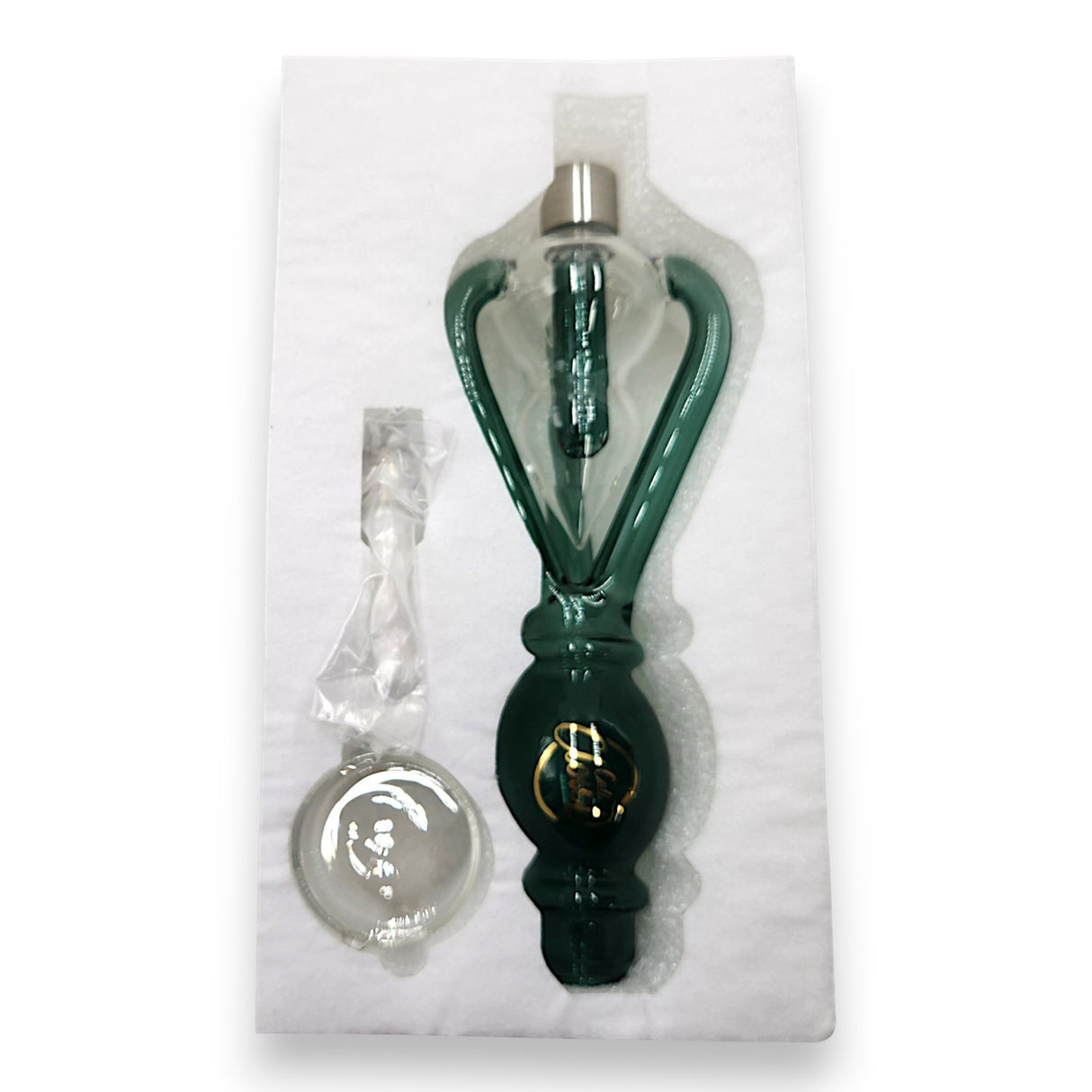 9" Vapor Straw Kit Water Pipe Vortex RECYCLER PERC Wax Tobacco Glass