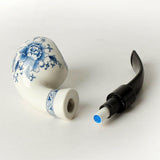 MUXIANG Ceramic Tobacco Pipe Handmade Smoking Pipe Gift with 10 Free Accessories