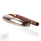 Wesmoke modern metal double rest cigar ashtray silver cigar ashtray