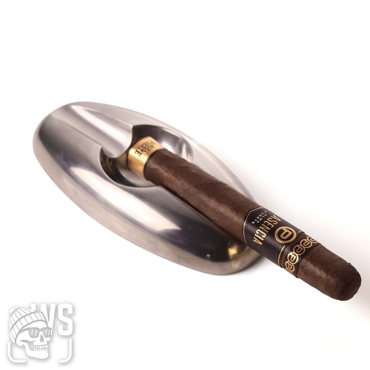 Wesmoke modern metal double rest cigar ashtray cigar ashtray