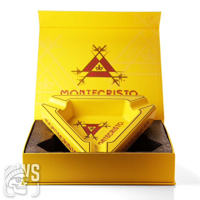 Montecristo four rest cigar ashtray yellow cigar ashtray