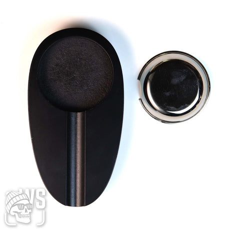 Wesmoke oval wood cigar ashtray with metal insert cigar ashtray