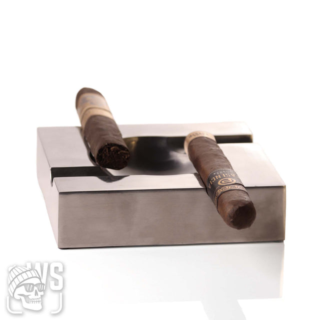 Wesmoke four rest polished metal cigar ashtray silver cigar ashtray