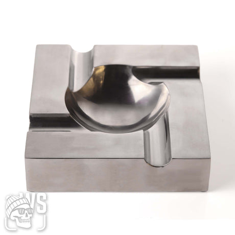 Wesmoke.com four rest polished metal cigar ashtray cigar ashtray