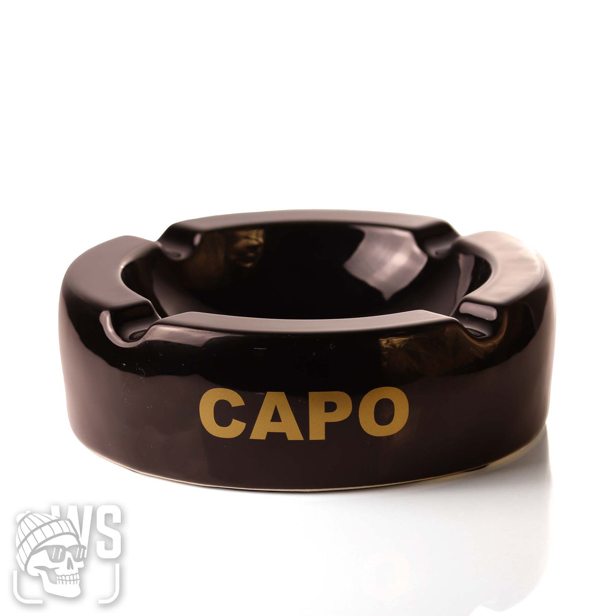 Capo capo four rest ceramic cigar ashtray black cigar ashtray