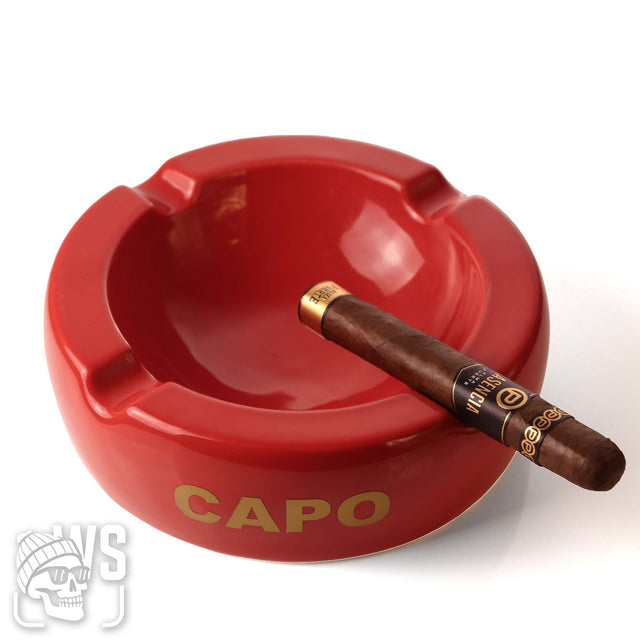 Capo capo four rest ceramic cigar ashtray red cigar ashtray
