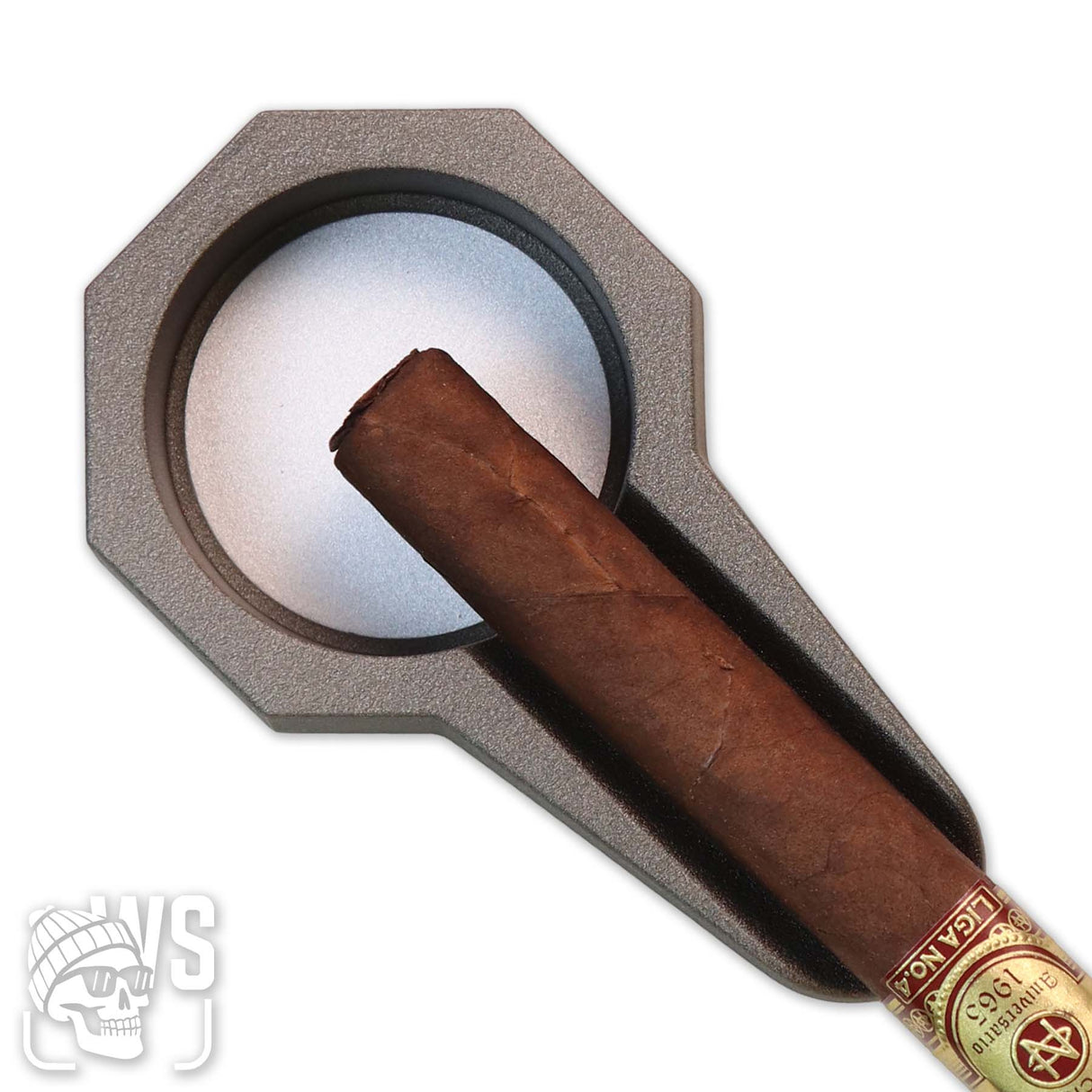 Victor vector metal cigar ashtray with single rest multi color options cigar ashtray