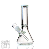 CLEAR GLASS BEAKER BONG