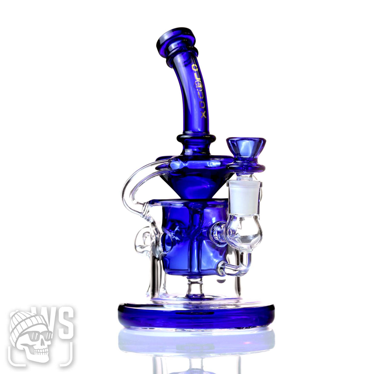 CLOUDX GLASS SCIENTIFIC RECYCLER BONG