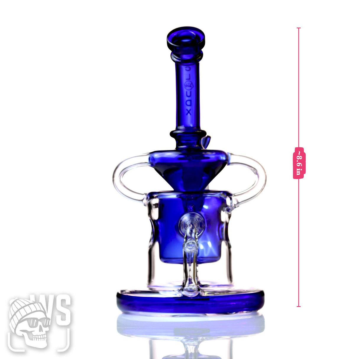 CLOUDX GLASS SCIENTIFIC RECYCLER BONG