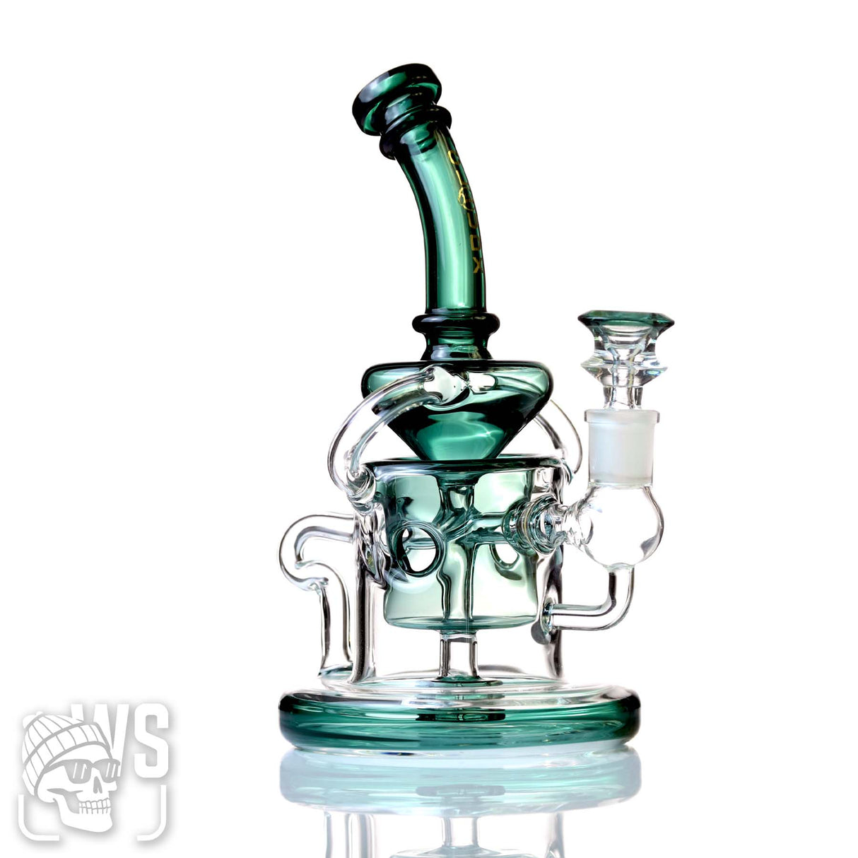 CLOUDX GLASS SCIENTIFIC RECYCLER BONG