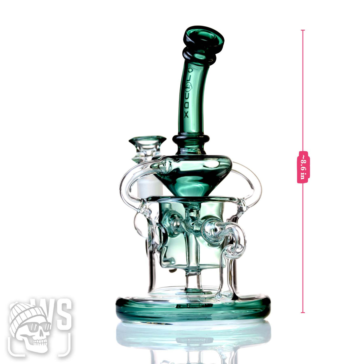 CLOUDX GLASS SCIENTIFIC RECYCLER BONG