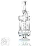 CYCLONE GLASS BONG WITH SPIRAL PERCOLATOR AND UNIQUE COOLING SYSTEM