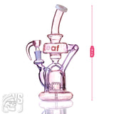 ALEAF GLASS SCIENTIFIC RECYCLER BONG WITH ANGLED NECK