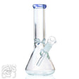 WeSmoke.com Glass Beaker Bong with Ice Catcher Blue Beaker Bongs