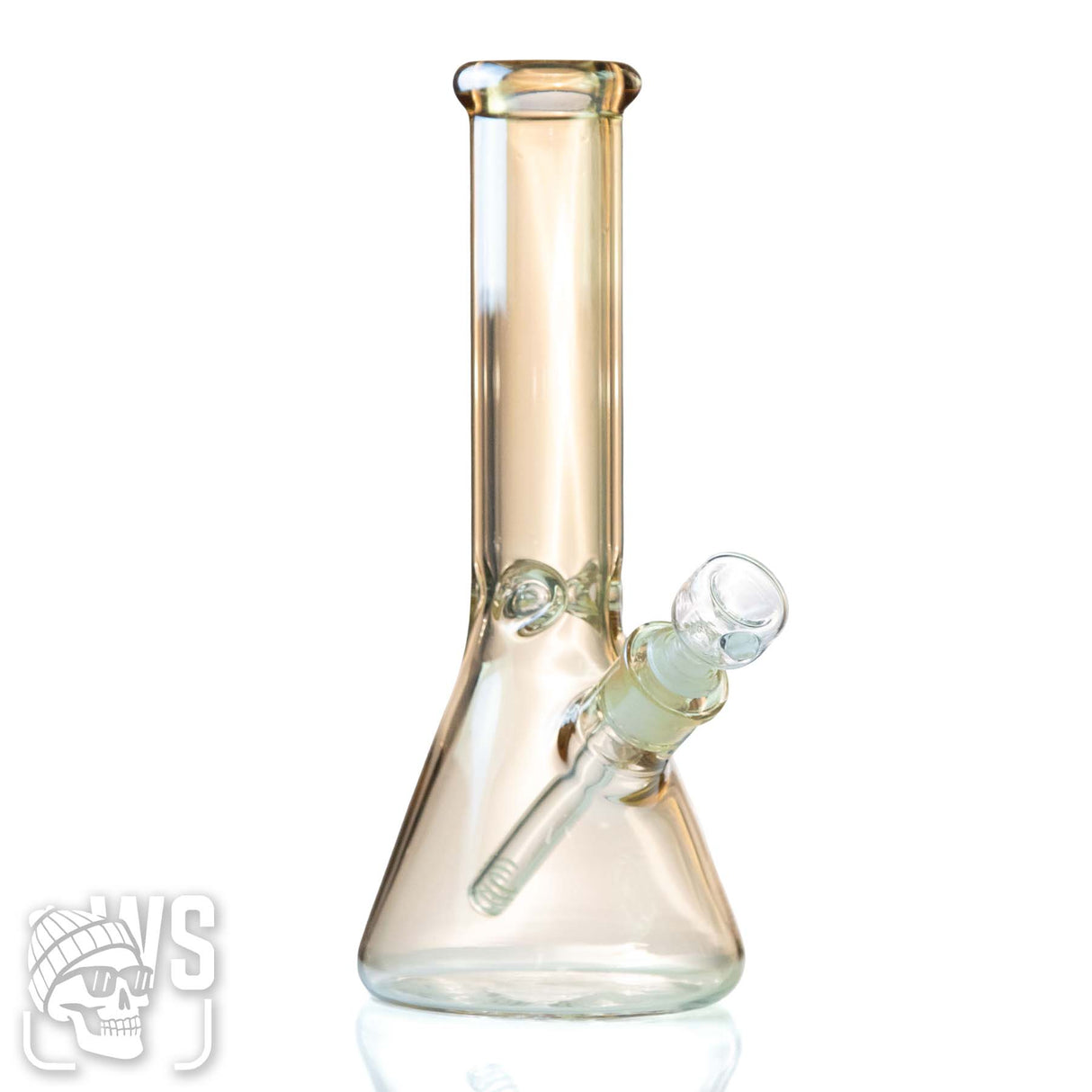GLASS BEAKER BONG WITH ICE CATCHER