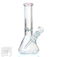 WeSmoke.com Glass Beaker Bong with Ice Catcher Pink Beaker Bongs