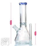 GLASS BEAKER BONG WITH ICE CATCHER