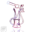 ALEAF Glass Scientific Recycler Bong Pink Scientific Bongs