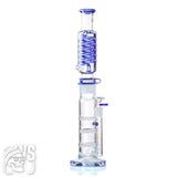 CALI CROWN MODULAR GLASS BONG WITH HONEYCOMB PERC & COIL CONDENSER