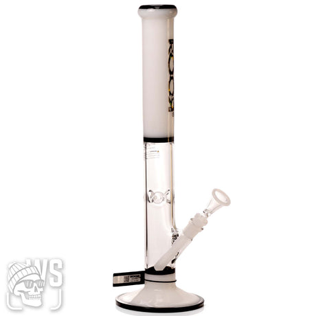 Roor frosted top glass straight tube bong white straight tube bongs