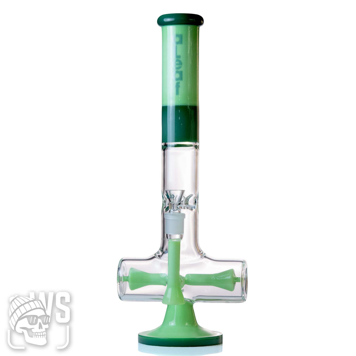 ALEAF GLASS INLINE PERC BONG WITH SCIENTIFIC DESIGN
